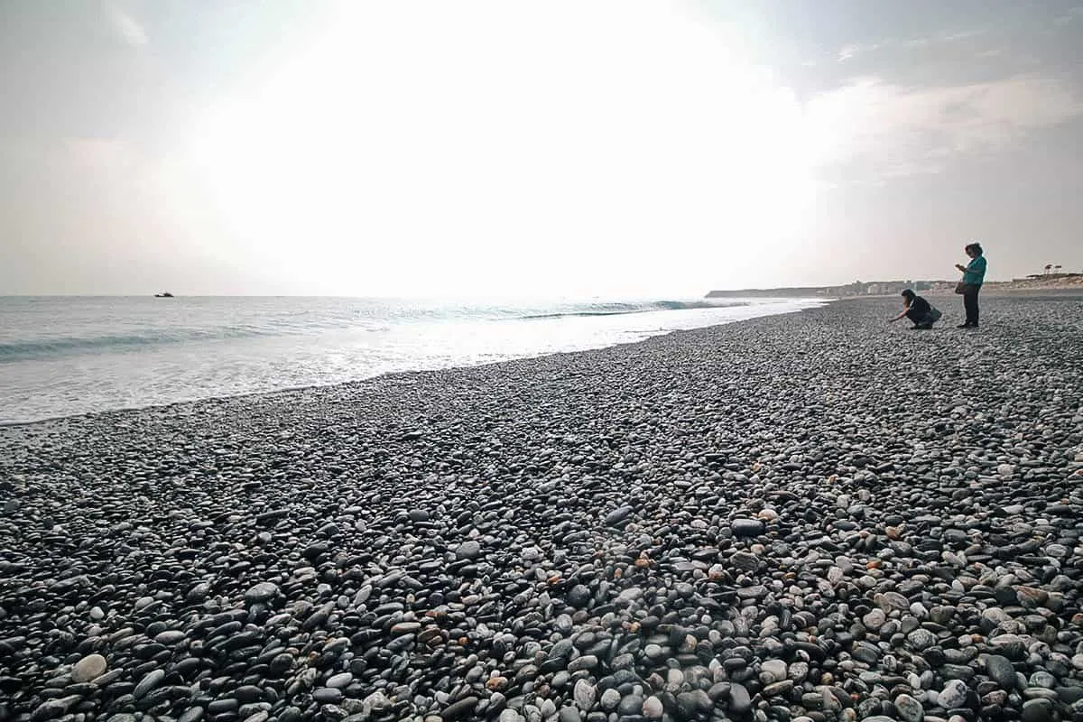 Qixingtan Beach in Hualien, Taiwan