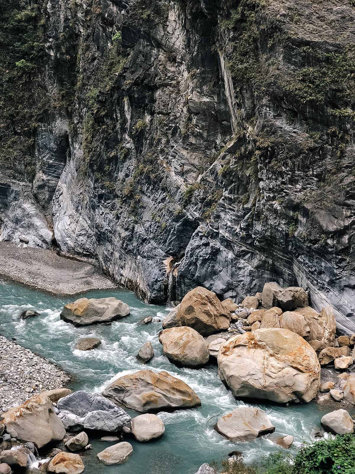 River views at Taroko Gorge in Hualien, Taiwan