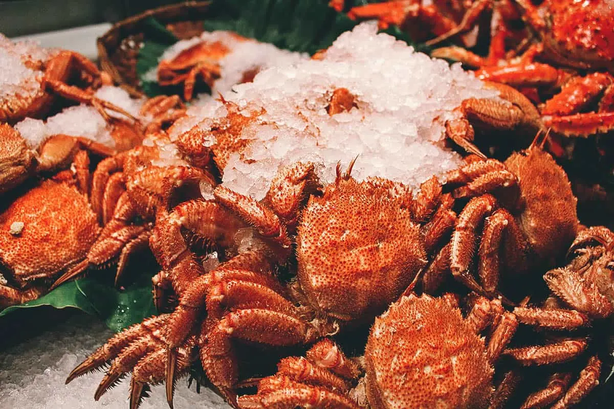 Addiction Aquatic Development, Taipei Hairy crabs at Addiction Aquatic in Taipei