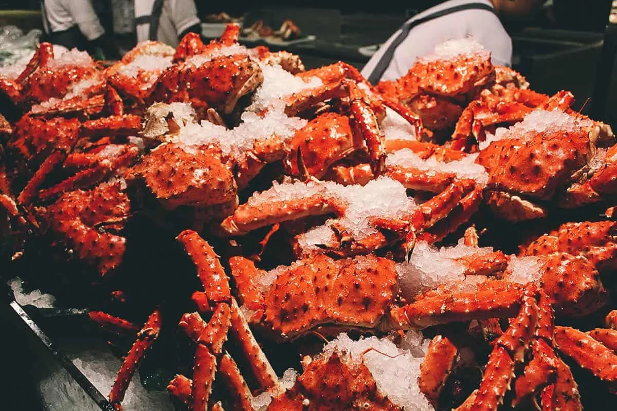 Addiction Aquatic Development, Taipei King crabs at AAD in Taipei