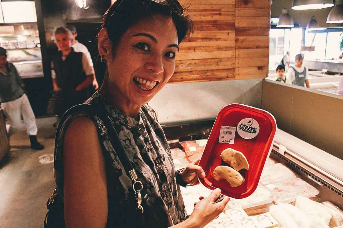 Ren with foie gras at Addiction Aquatic in Taipei