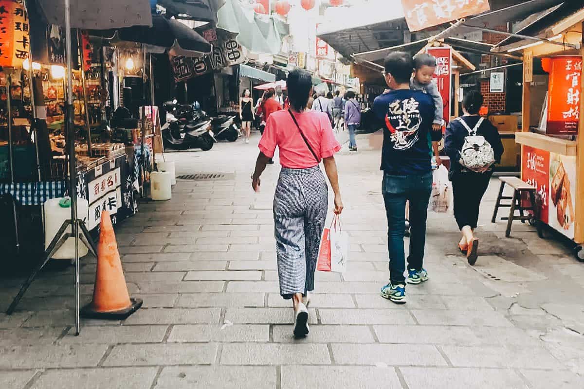 Anping Old Street in Tainan, Taiwan