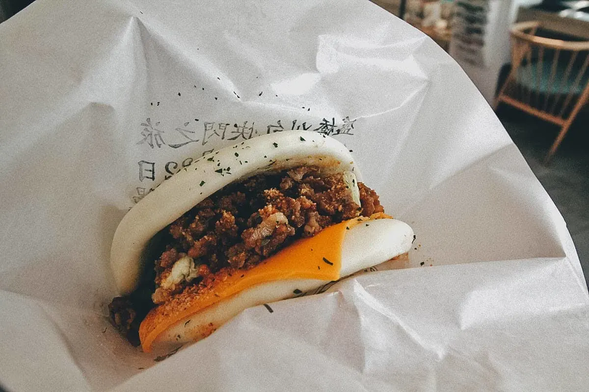 Things to Eat in Taiwan Gua bao in Taiwan