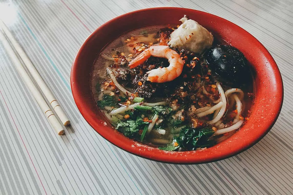 Danzai noodles in Taian, Taiwan