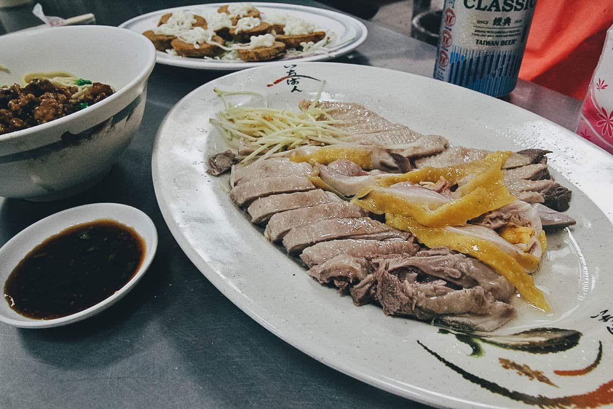 Goose dish in Hualien, Taiwan