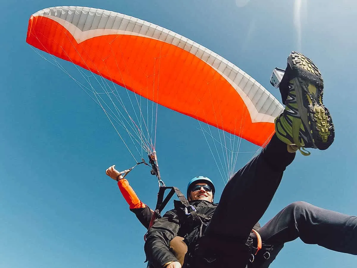 Paragliding, Hualien, Taiwan Tandem paragliding