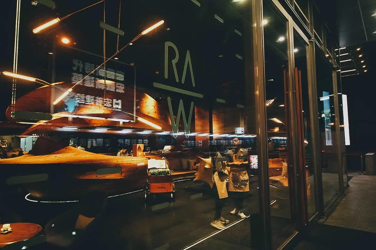 RAW, Taipei: The Best Restaurant in Taiwan