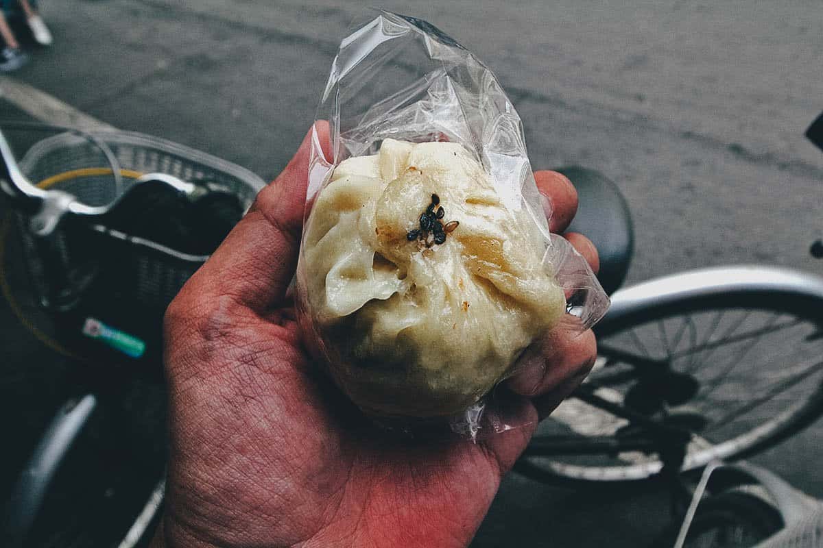 Sheng jian bao in Taiwan