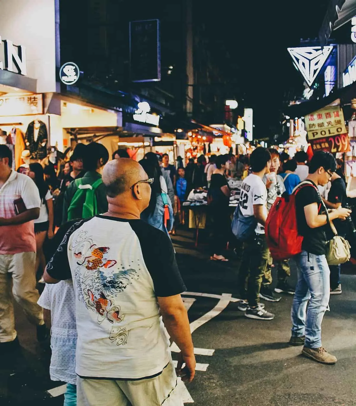 Shilin Night Market in Taipei, Taiwan