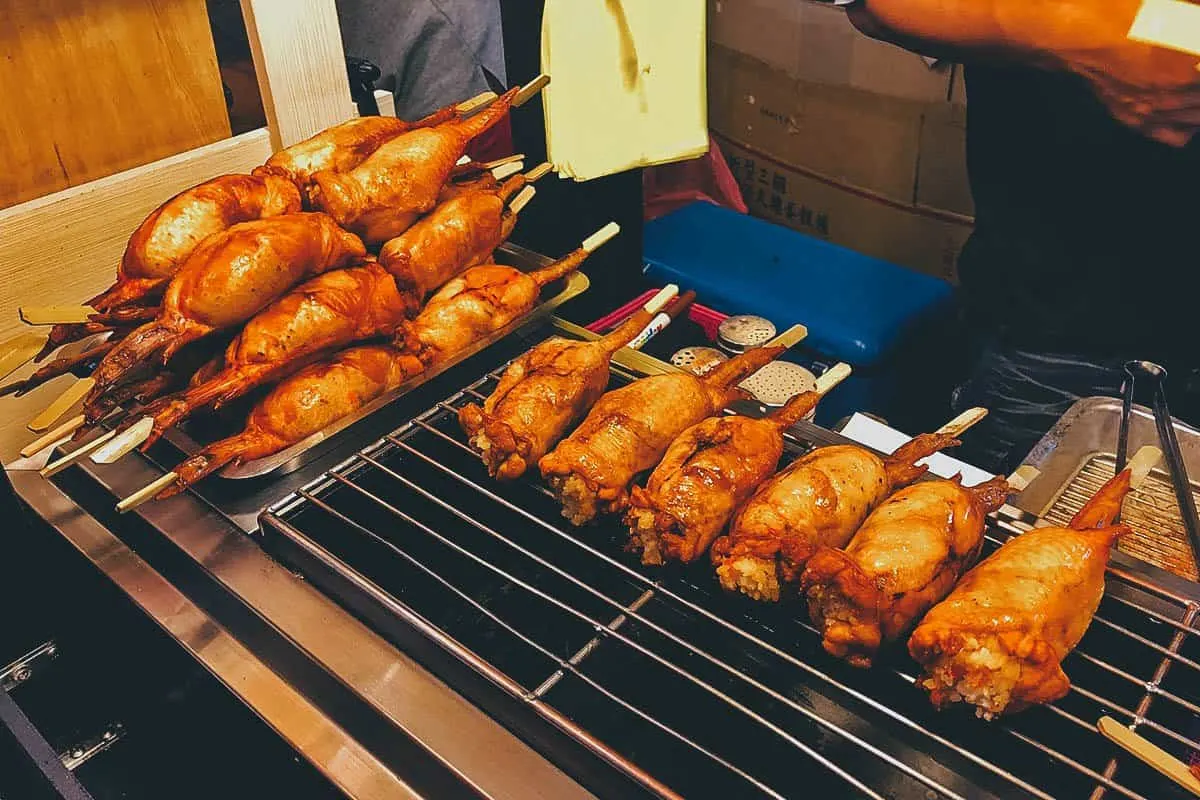 Stuffed chicken wings in Taiwan