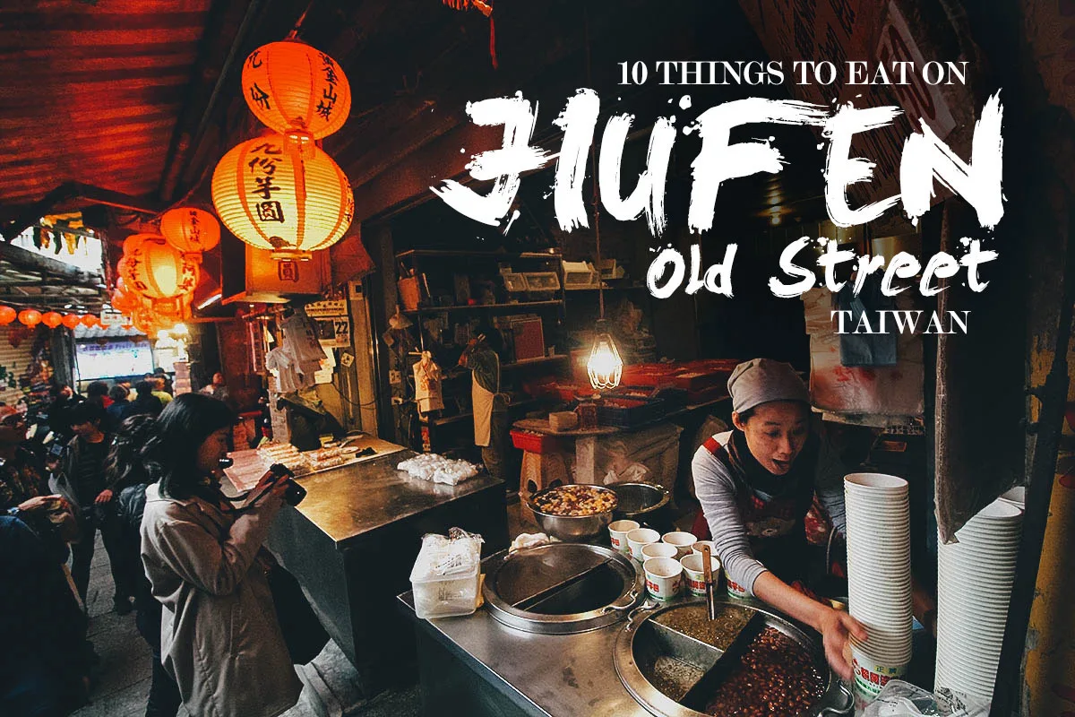 Things to Eat on Jiufen Old Street, Taiwan