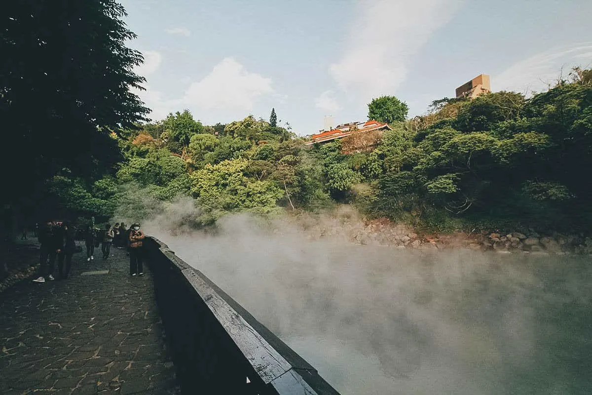Beitou Hot Springs, Taipei, Taiwan Thermal Valley in Beitou, Taipei, Taiwan