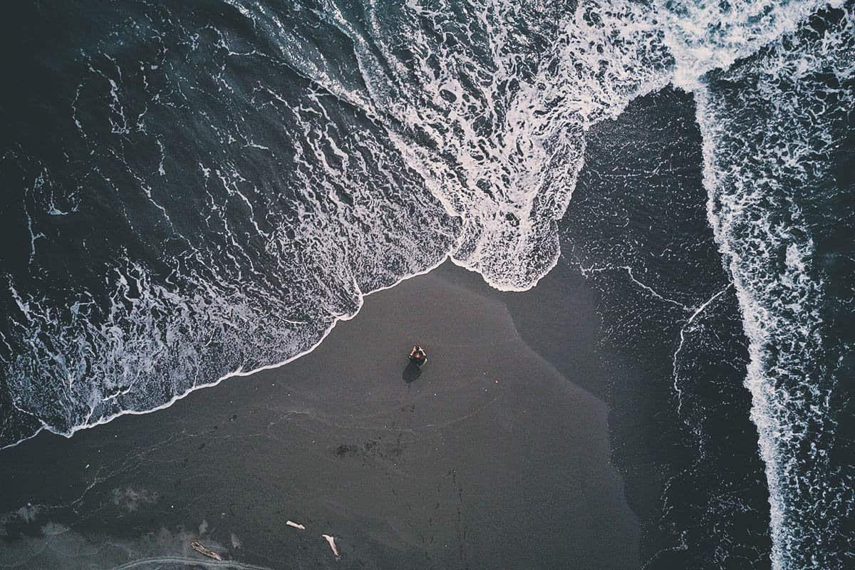 Flying a drone on Cijin Island in Kaohsiung, Taiwan