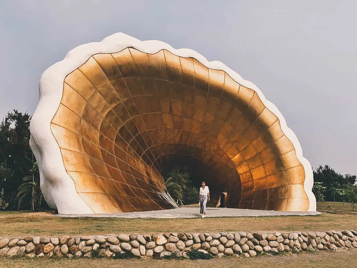 Sea Pearl structure on Cijin Island in Kaohsiung, Taiwan