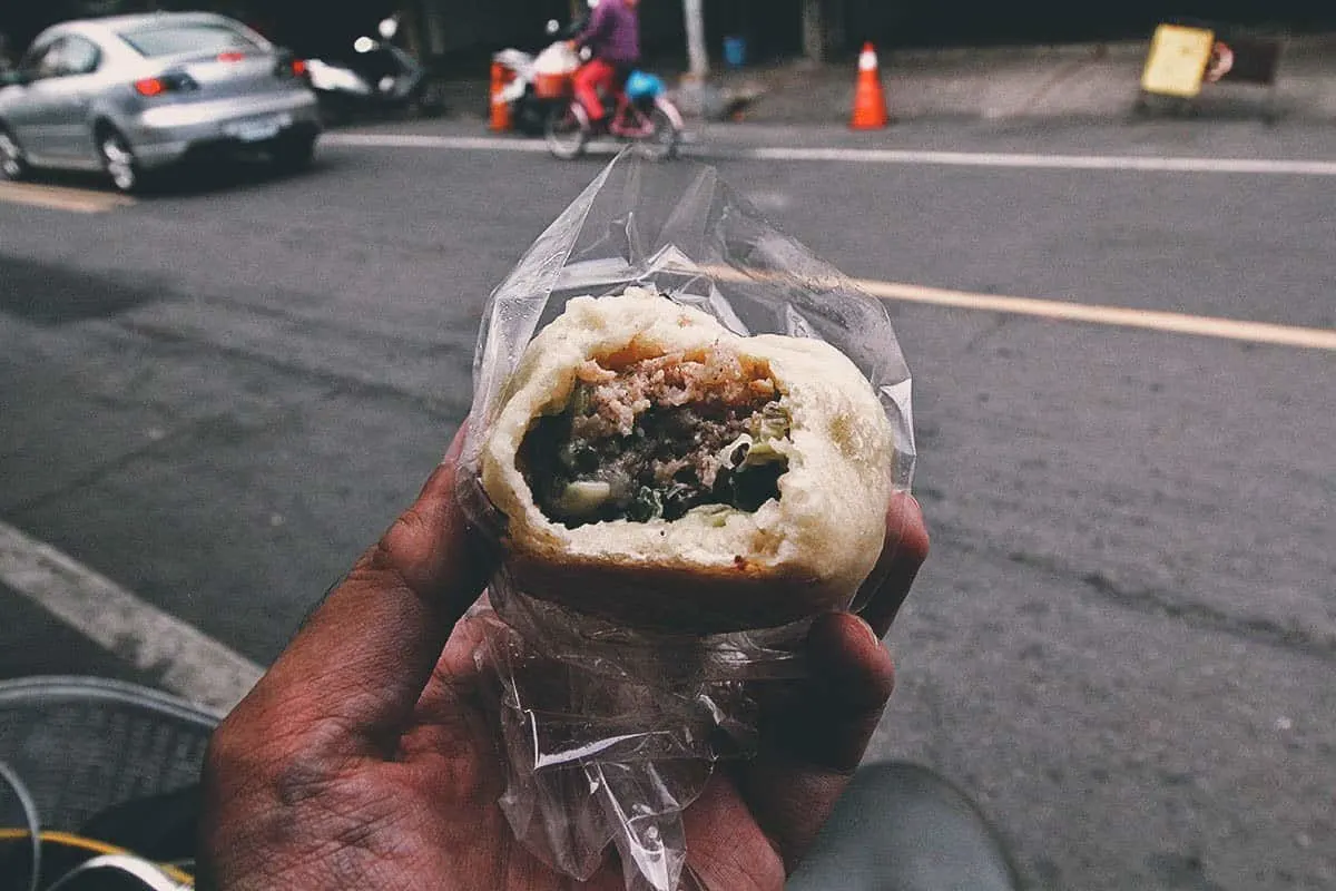 Inside a sheng jian bao on Cijin Island in Kaohsiung, Taiwan