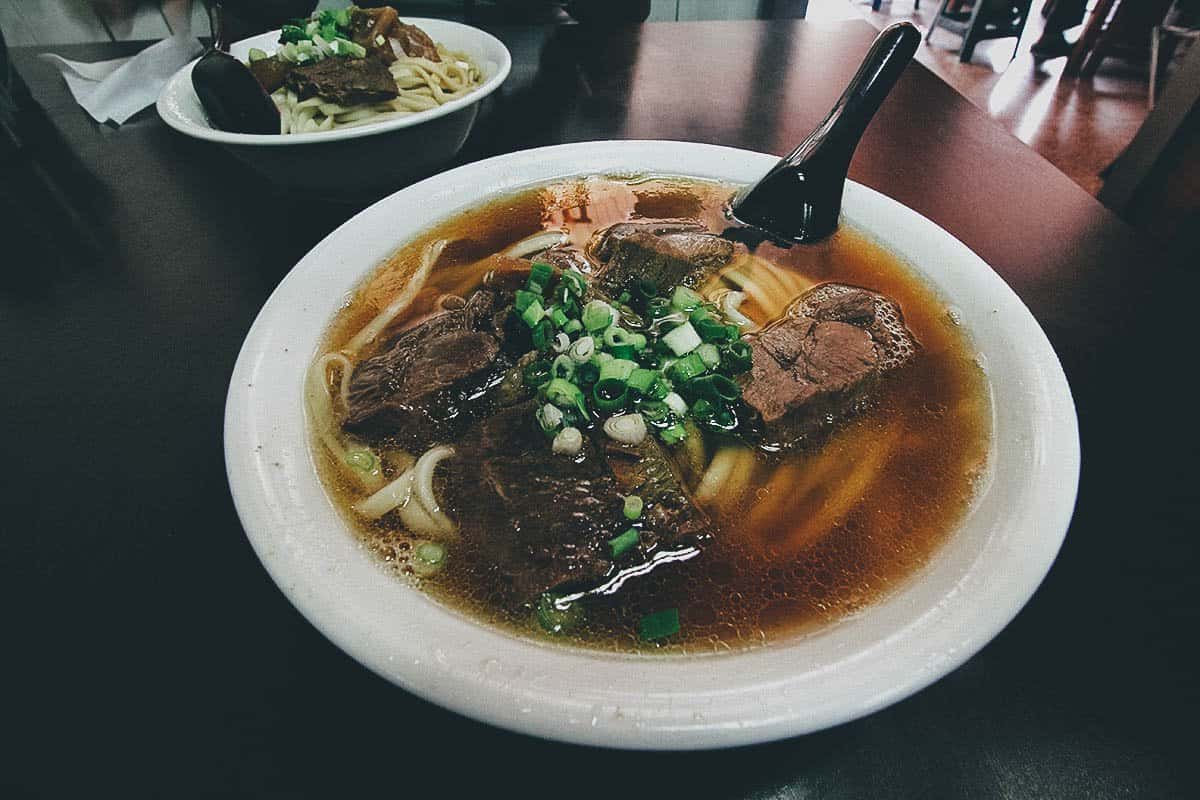 Gang Yuan Beef Noodles, Kaohisung, Taiwan