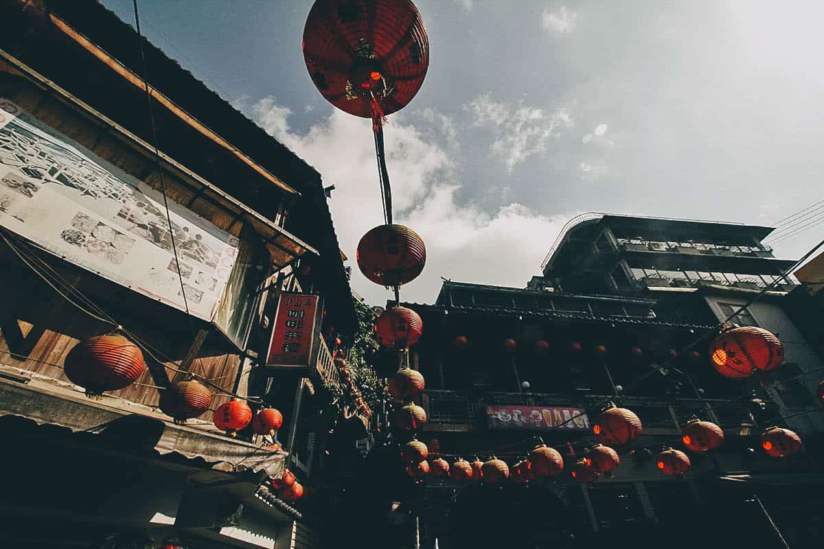 Lanterns in Jiufen, New Taipei City, Taiwan