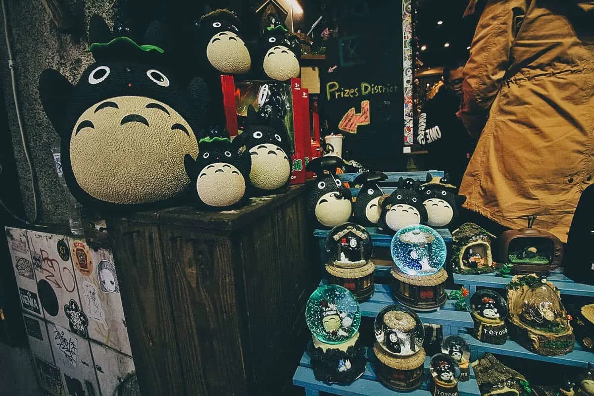 Spirited Away merchandise in Jiufen, New Taipei City, Taiwan