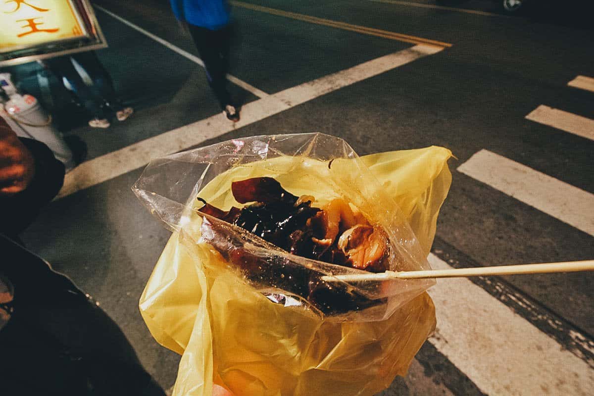 Lu wei at Zhongxiao Road Night Market in Taichung, Taiwan