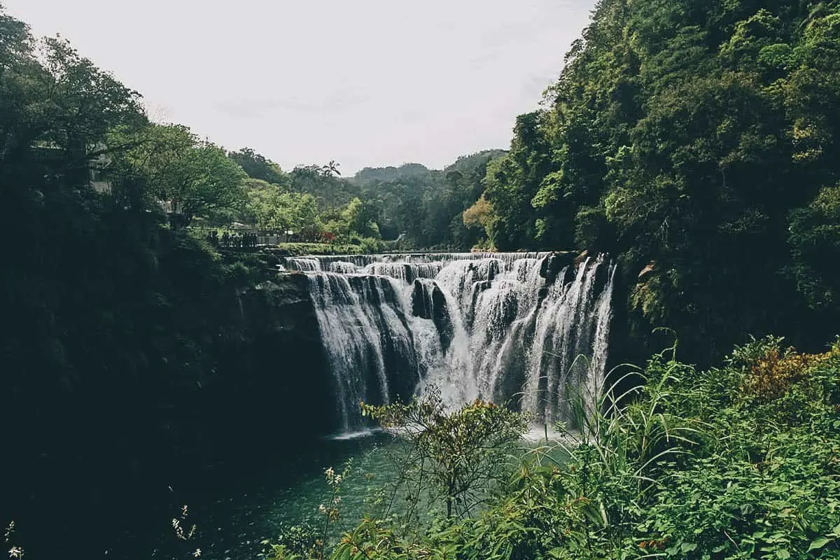 View of Shifen Waterfalls, New Taipei City, Taiwan