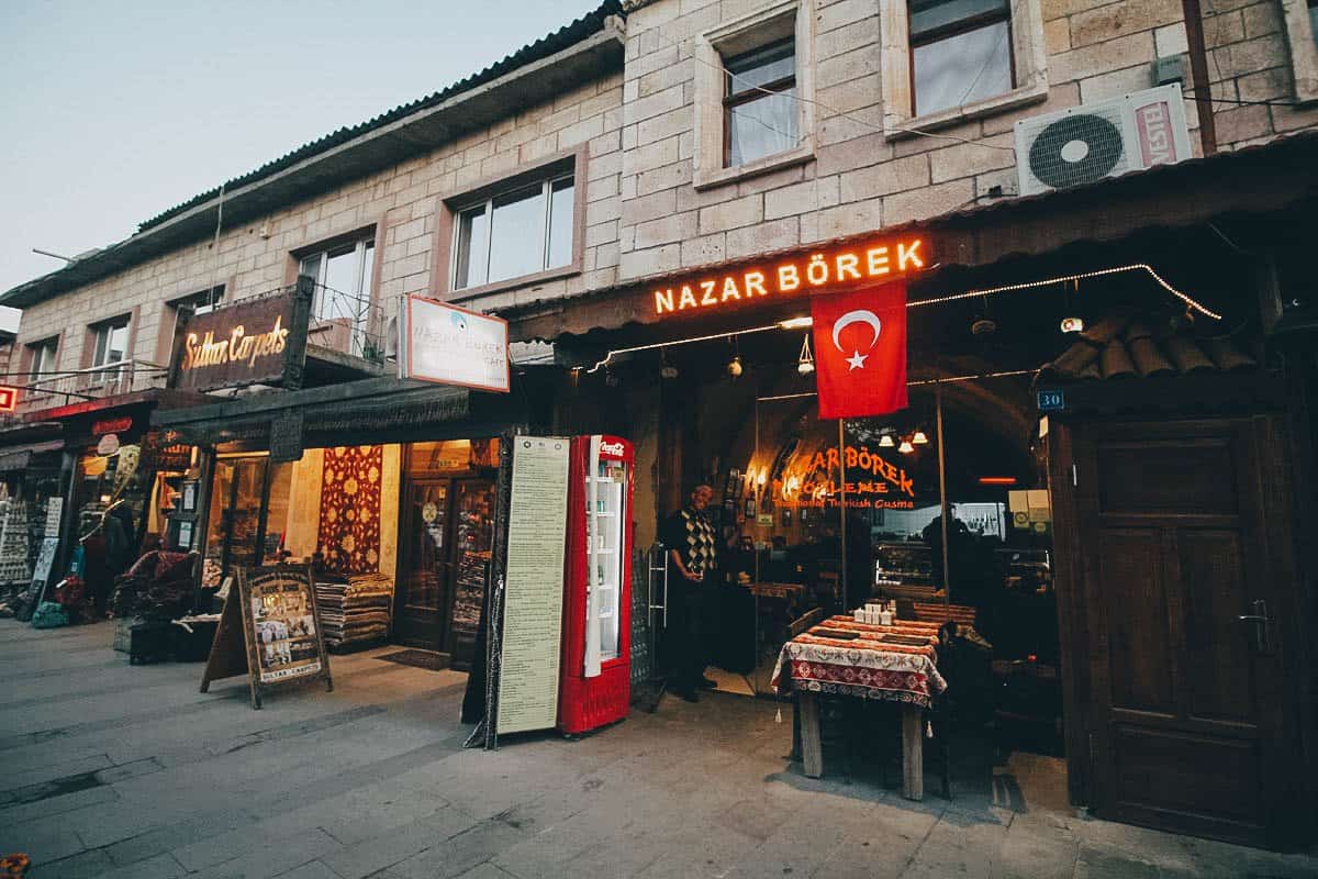 Nazar Börek Cafe, Cappadocia, Turkey