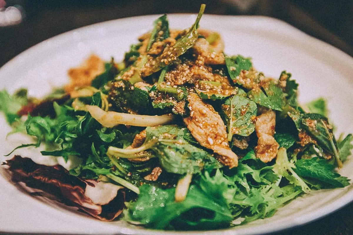 10 Isan Thai Foods You Have to Try in Bangkok Isan Thai pork namtok dish