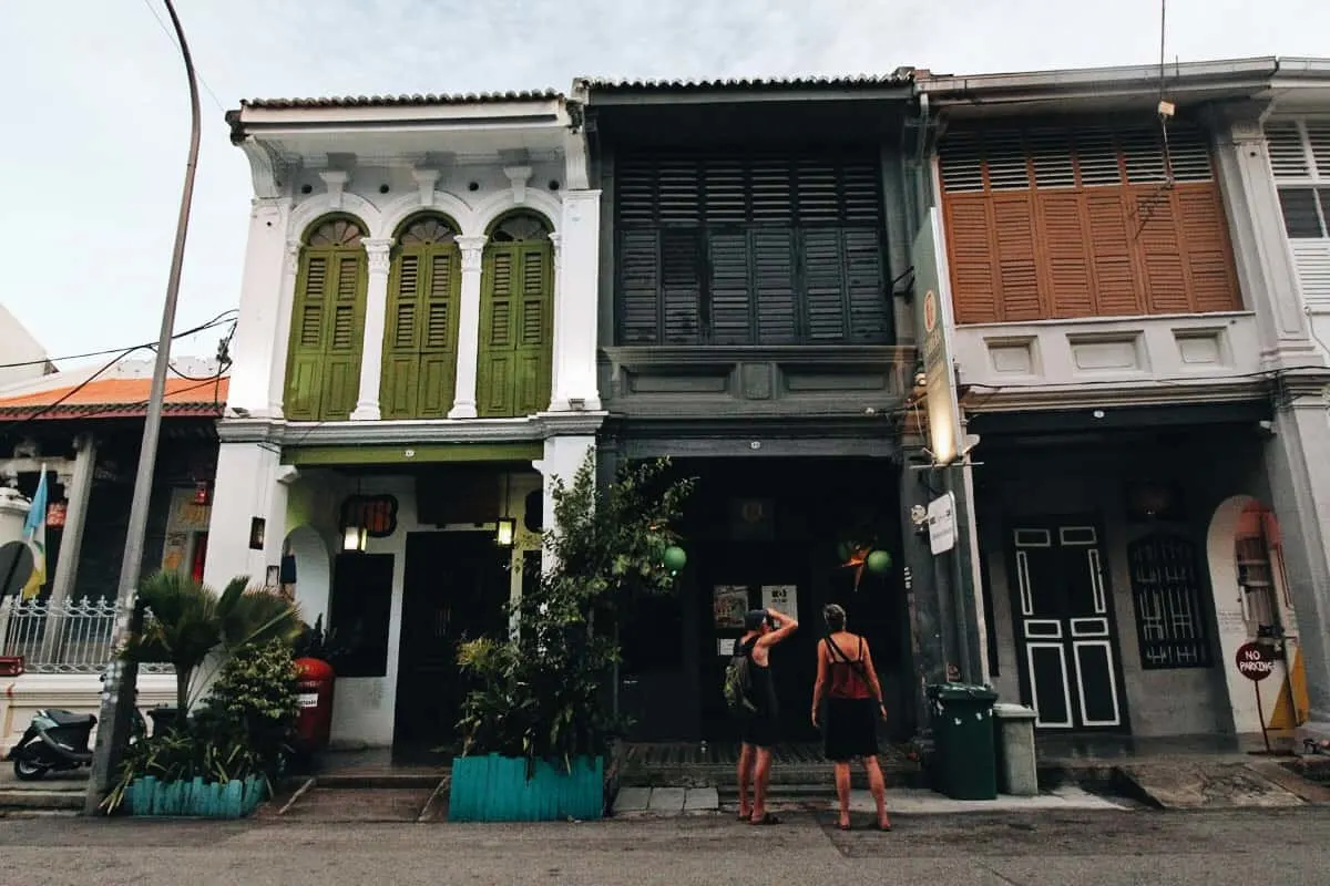 Heritage houses in George Town, Penang, Malaysia