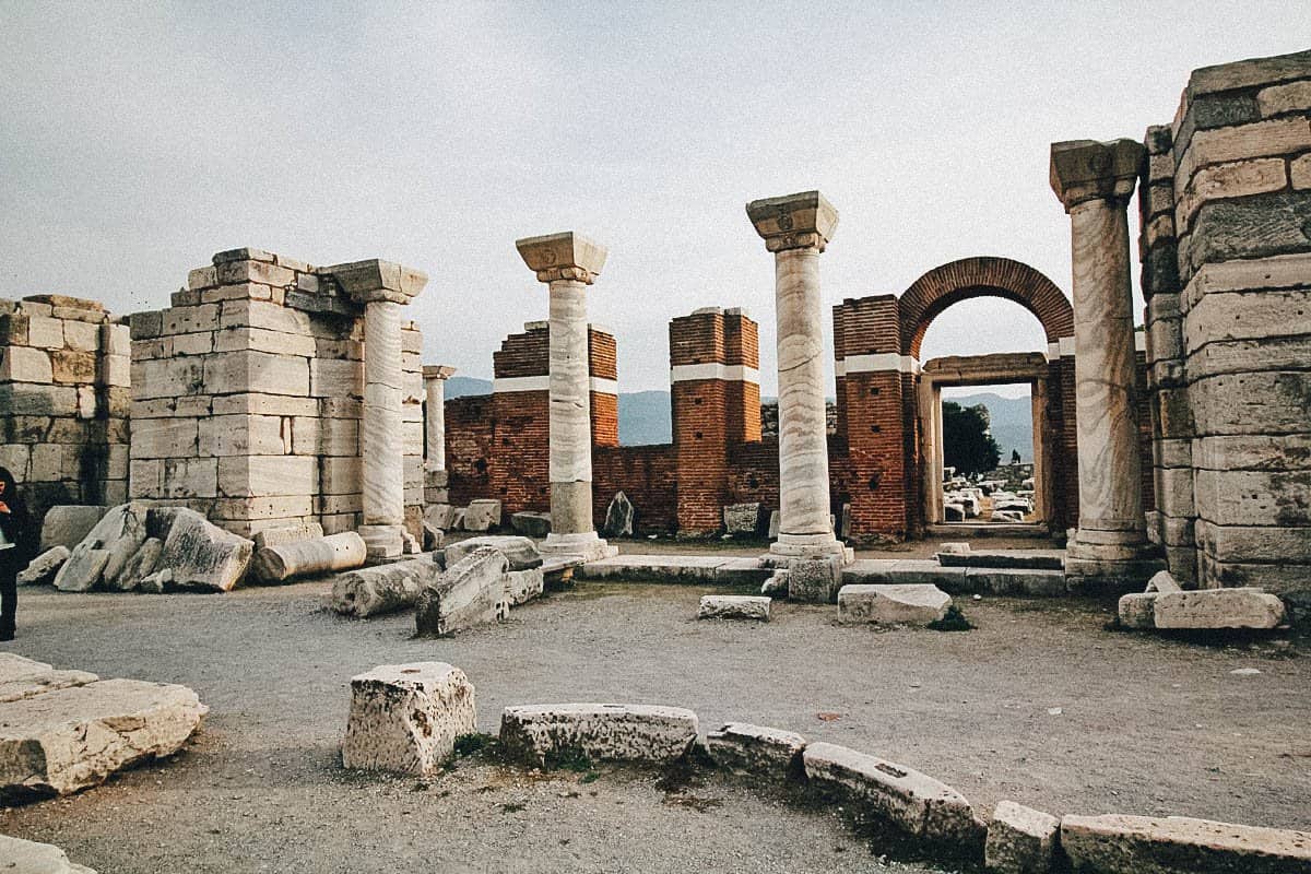 Basilica of St. John & İsabey Mosque, Selçuk, Turkey