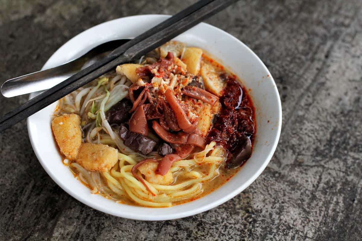 Curry mee in Penang, Malaysia