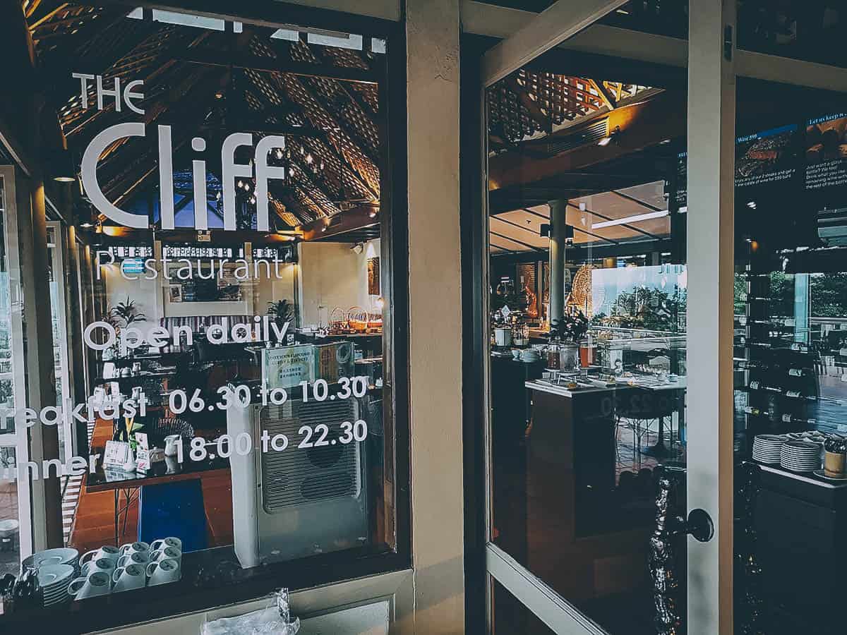 The Cliff Restaurant, Centara Villas Phuket, Thailand