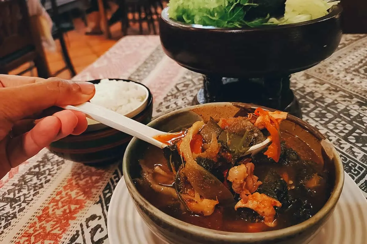 Huen Phen, Chiang Mai, Thailand Thai dish at Huen Phen restaurant in Chiang Mai