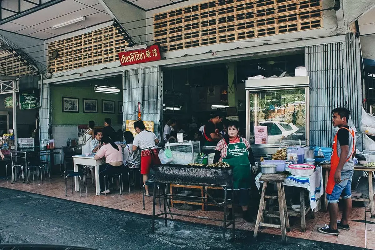 Kiat Ocha restaurant in Chiang Mai, Thailand