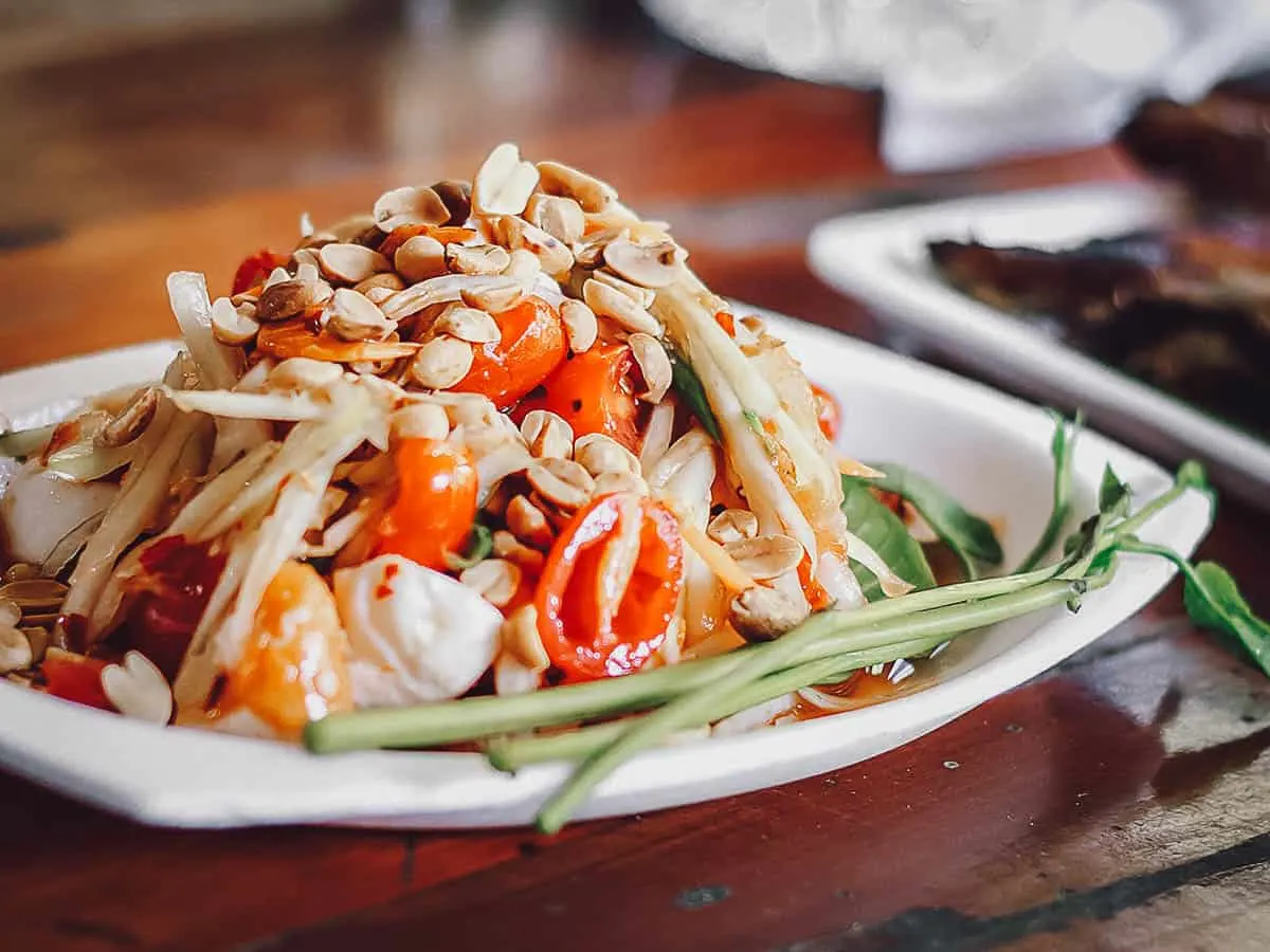 The 7 Best Places to Try Thai Food in Krabi Som tam in Krabi
