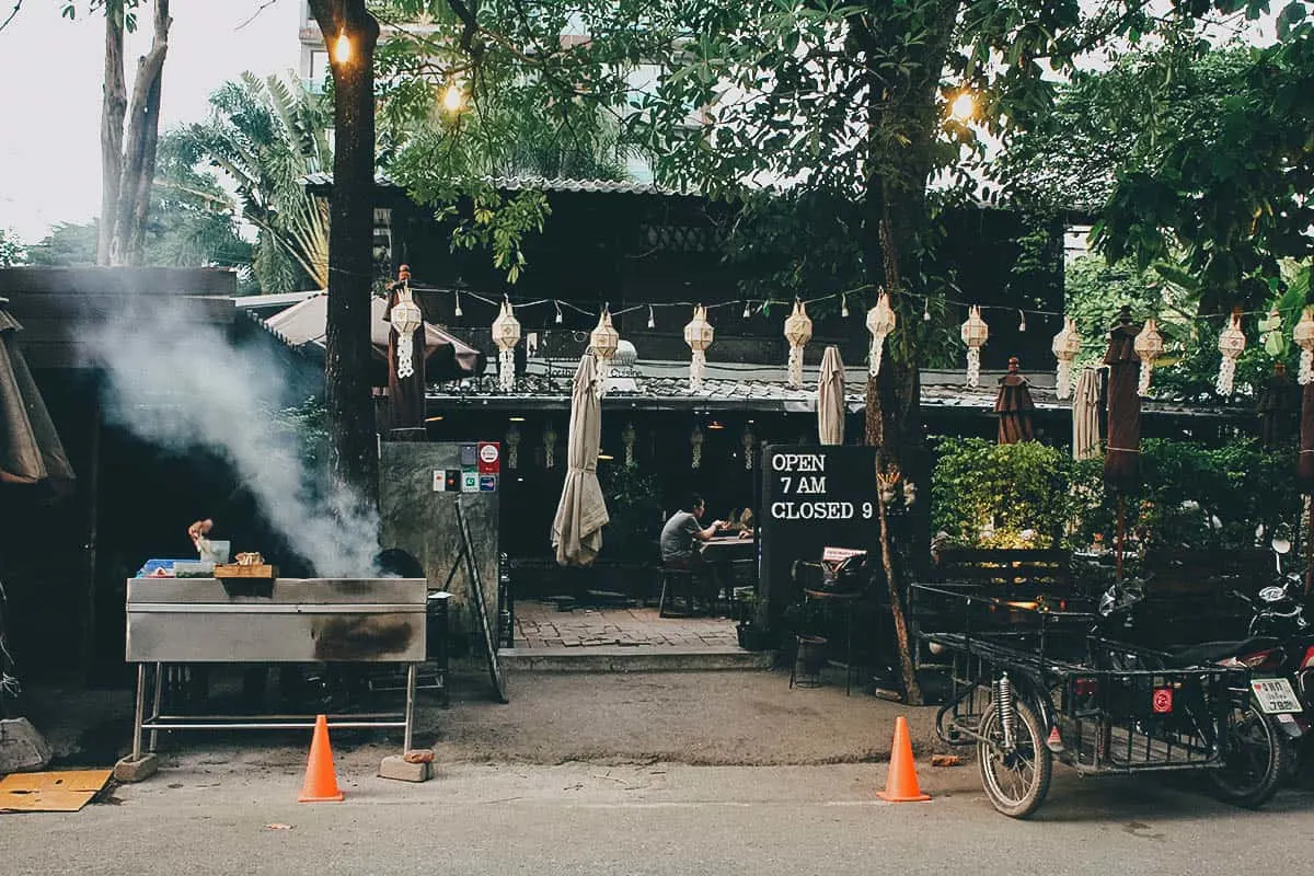 Tong Tem Toh restaurant in Chiang Mai, Thailand