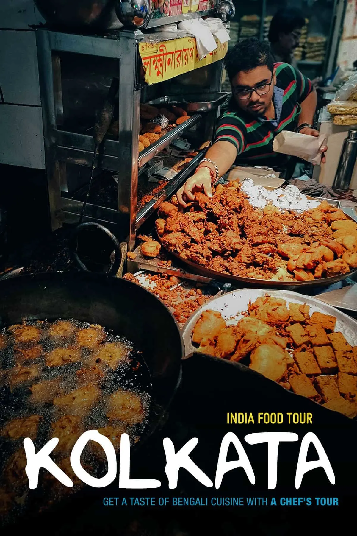 Street food in Kolkata, India