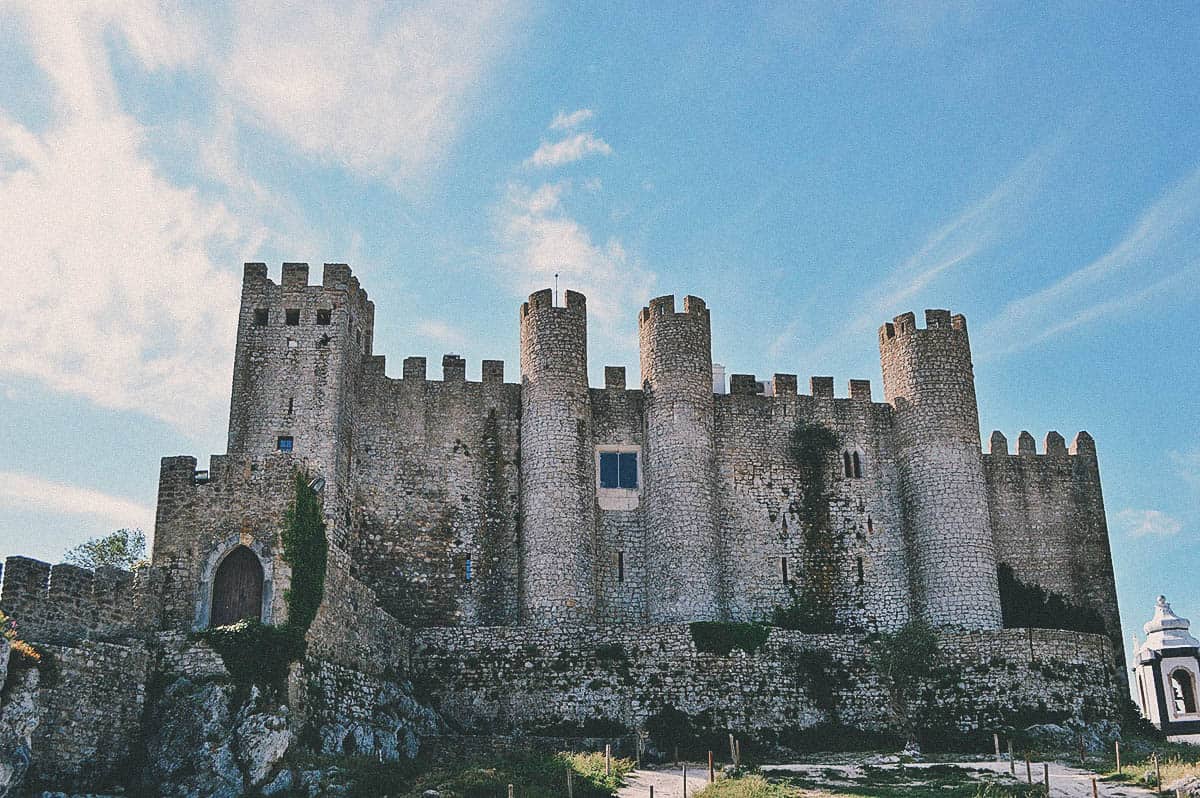 Drinking Ginja de Óbidos in Portugal