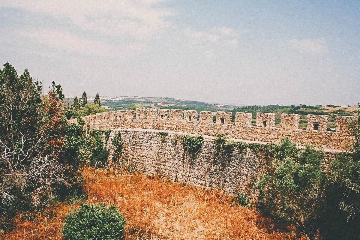 Drinking Ginja de Óbidos in Portugal