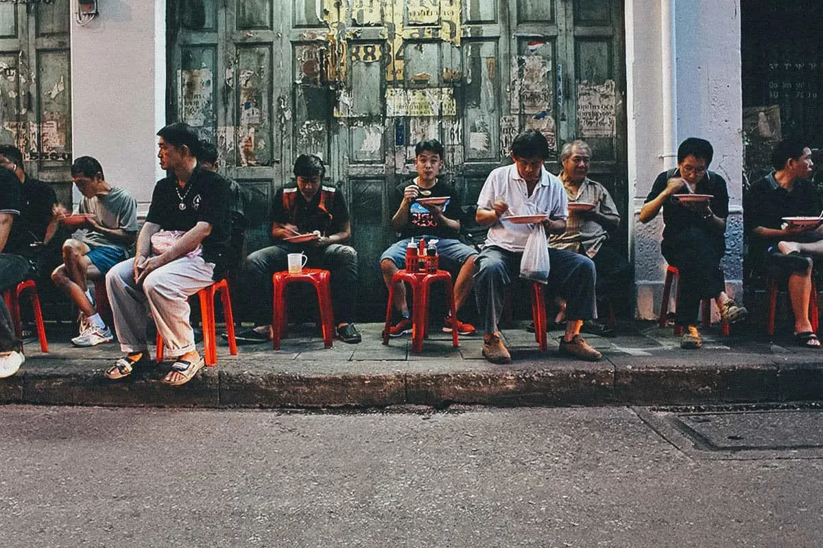 Old Jek Pui street food stall in Bangkok