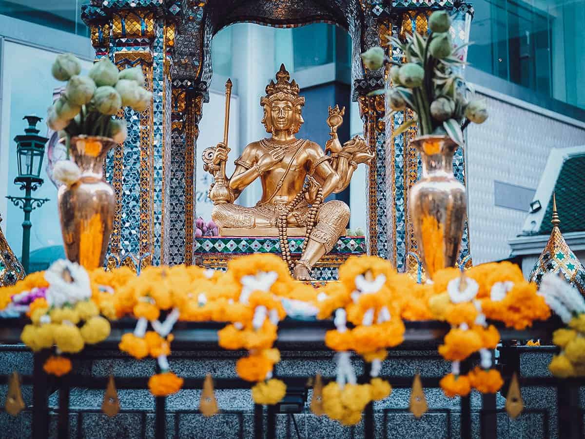 Erawan Shrine in Bangkok, Thailand