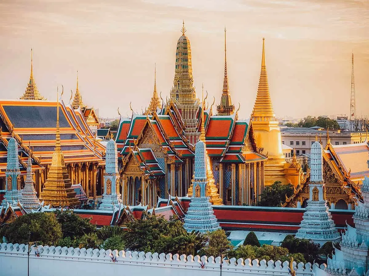 Grand Palace and Wat Phra Keaw in Bangkok, Thailand