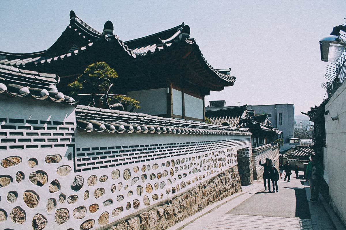 Bukchon Hanok Village in Seoul, South Korea