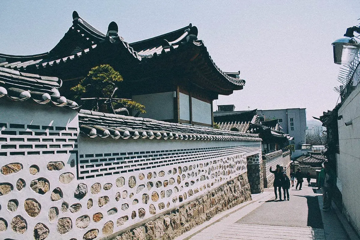 Bukchon Hanok Village in Seoul, South Korea