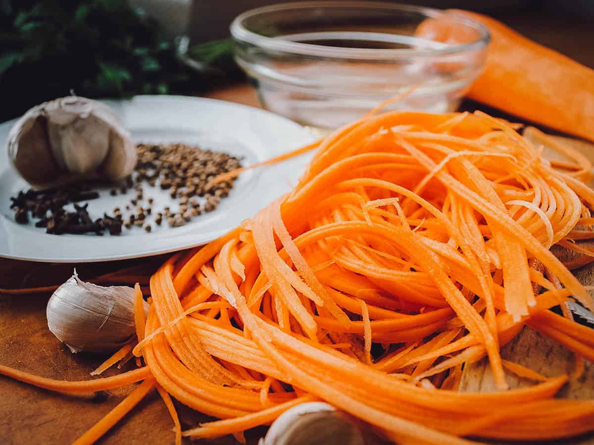 Ingredients on kitchen counter