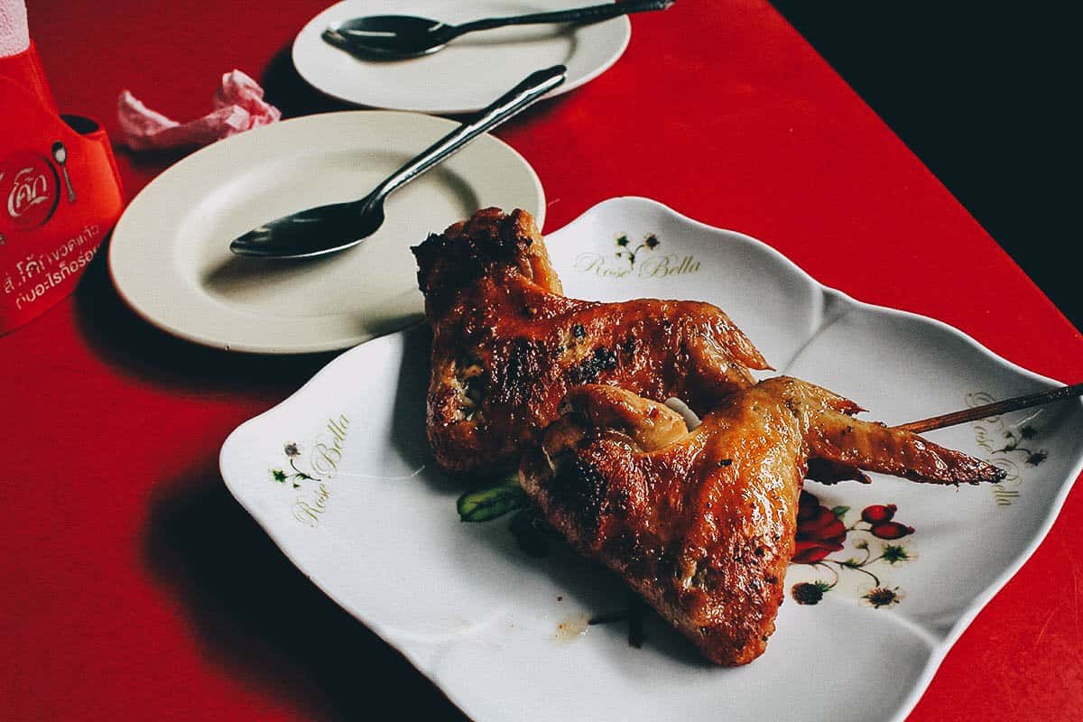 The Best Street Food in Bangkok Gai yang in Bangkok