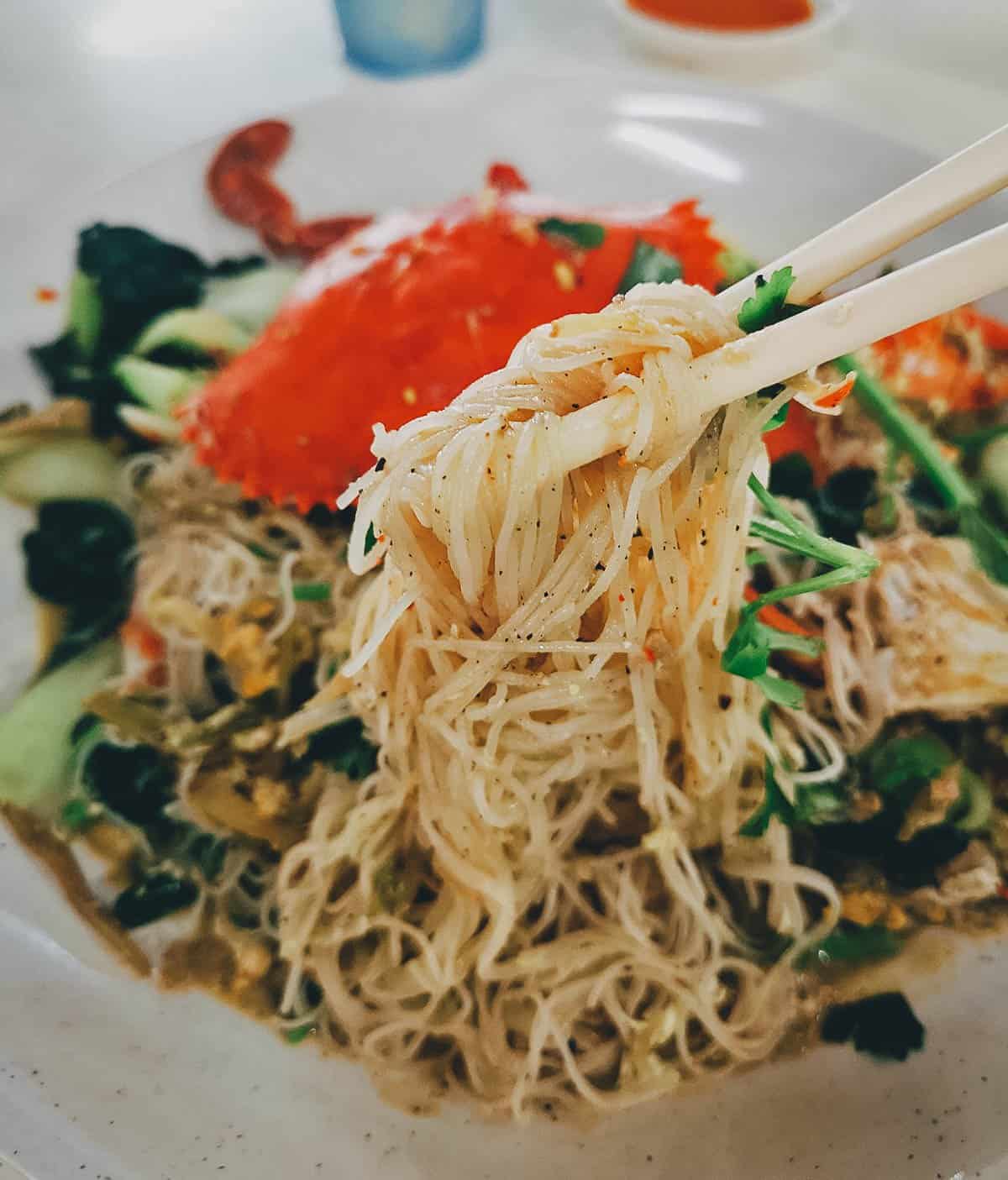 Bee hoon rice vermicelli noodles