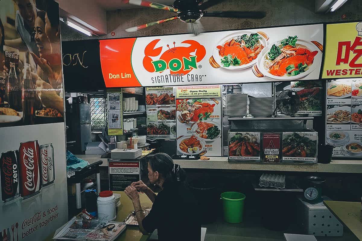 Don Signature Crab stall