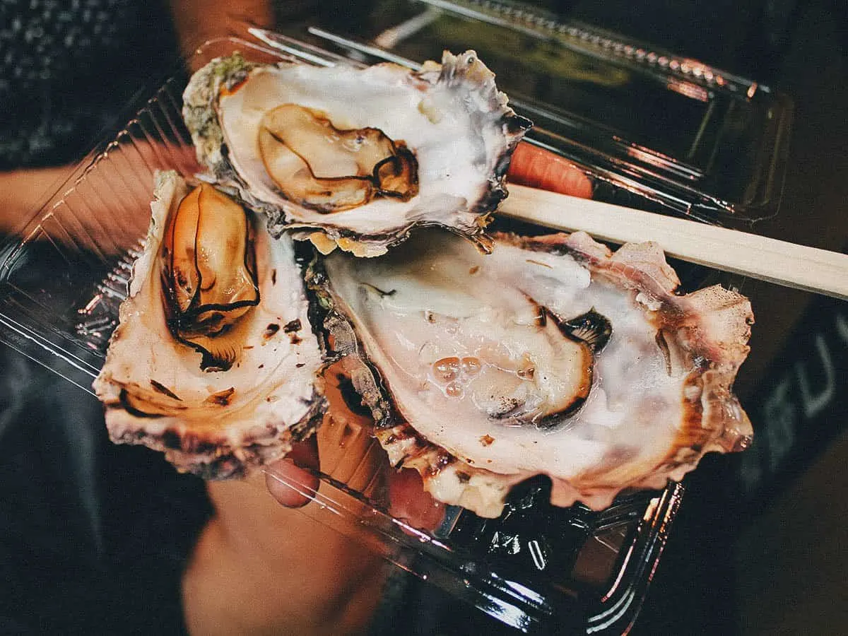 Osaka Food Guide: 25 Must-Eat Restaurants in Osaka, Japan Grilled oysters in Osaka