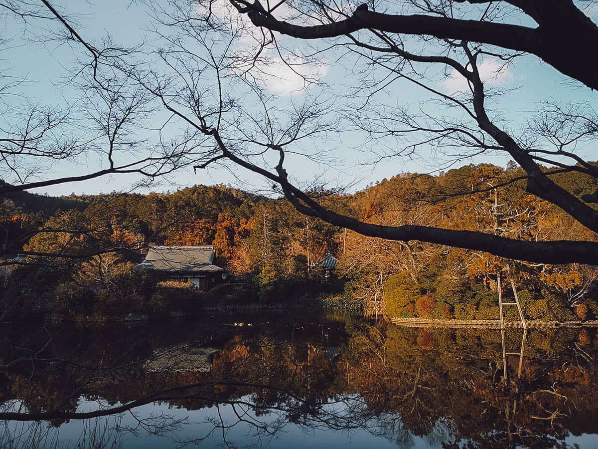 Large pond at Ryoan-ji