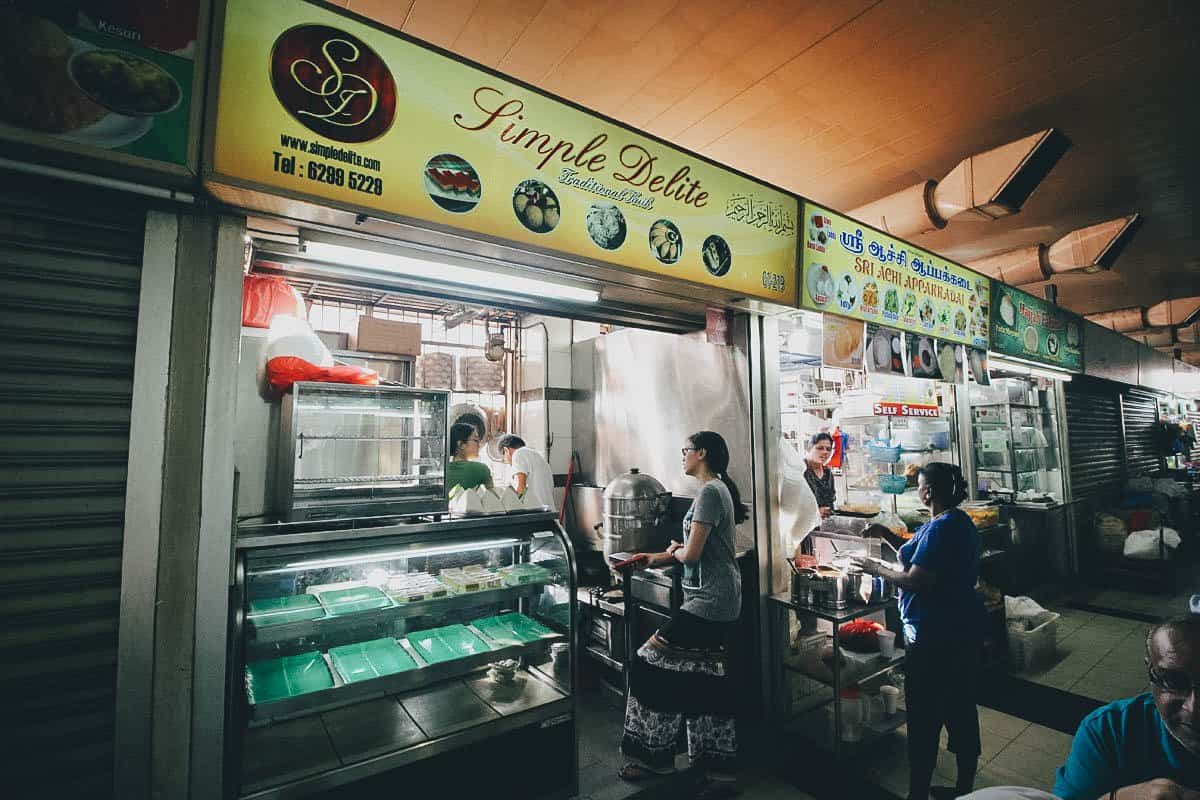 Simple Delite at Tekka Food Centre, one of our favorite hawker centres