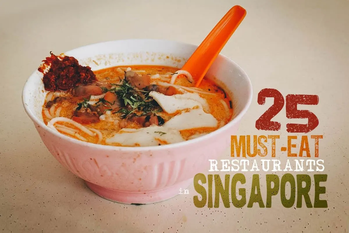 The Best Restaurants in Singapore Bowl of laksa